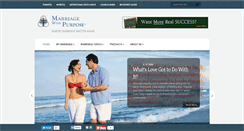 Desktop Screenshot of marriagewithpurpose.com